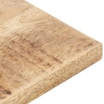 vidaXL Dessus de table Bois de manguier solide 15-16 mm 70x60 cm