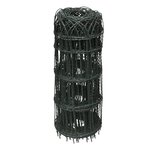 vidaXL Bordure de pelouse Fer enduit de poudre 25x0 65 m