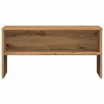 vidaXL Meuble TV chêne artisanal 80x40x40 cm bois d'ingénierie
