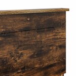 vidaXL Tête de lit Chêne fumé 180 cm Bois d'ingénierie