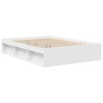 vidaXL Cadre de lit sans matelas blanc 150x200 cm