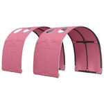 vidaXL Lit avec Tunnel 4 Pièces Chêne Artisanal et Rose Bois d'ingénierie