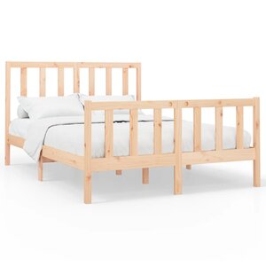 vidaXL Cadre de lit sans matelas 120x200 cm bois de pin massif