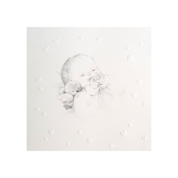Carte de voeux - 6 faire-part de naissance