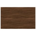 vidaXL Étagères murales 4 Pièces chêne marron 80x50x1 5cm bois ingénierie