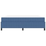 vidaXL Cadre de lit avec matelas Bleu 180 x 200 cm tissu