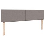 VidaXL Cadre de lit ottoman avec matelas taupe 200x200 cm tissu