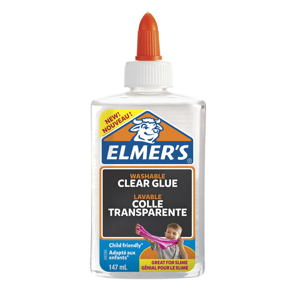 Elmer's colle liquide transparente lavable et adaptée aux enfants pour travaux manuels ou slime 147 ml