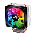 Zalman cnps4x rgb  tdp 95w  92mm pwm fan  high performance 2 heatpipes  max airflow 44cbm  stg2m included  intel lga 115x  1200  amd am4  am3+  am3  fm2+  fm2 processeur refroidisseur 9 2 cm aluminium  noir 1 pièce(s)