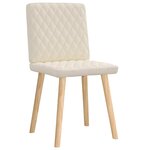 vidaXL Chaises à manger lot de 2 Lin