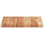 vidaXL Étagères flottantes 2 Pièces 60x30x2 cm acacia massif à l'huile
