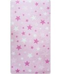 Tapis enfant Etoile 100 x 150 cm - Rose