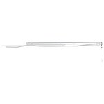 vidaXL Auvent avec Blanc 4 × 3 5 m Métal