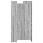 vidaXL Armoire à chaussures sonoma gris 52x37 5x100 cm