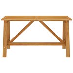 vidaXL Ensemble à manger de jardin 5 Pièces Beige