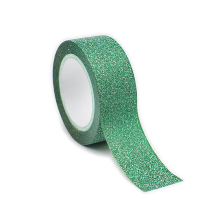 Masking Tape pailleté 1 5 cm Vert