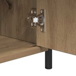 vidaXL Cabinet de chevet avec tiroir Chêne artisanal 40 x 42 x 60 cm