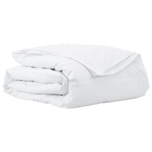 vidaXL Duvet 2-en-1 Blanc 240 x 200 cm Plume