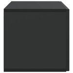 vidaXL Meuble TV mural Noir 78 5 x 31 x 30 cm Bois d'ingénierie