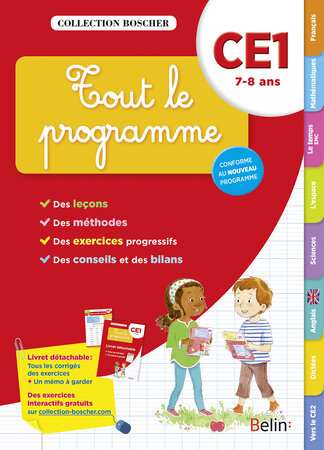 Tout le programme CE1 - Cahier