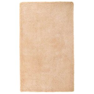 vidaXL Tapis Shaggy à poils longs NAVARRA beige 60x100 cm polyester