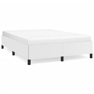 vidaXL Cadre de lit sans matelas blanc 140x200 cm similicuir