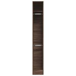 vidaXL Garde-robe chêne marron 30x50x200 cm bois d'ingénierie