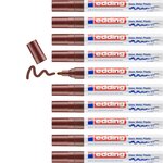 Marqueur Peinture brillante 750 marron 2-4 mm x 10 EDDING