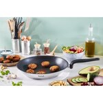 TEFAL E3090604 PRIMARY poele inox avec revetement anti-adhésif 28 cm compatible induction