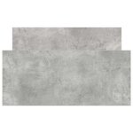 vidaXL Cadre de lit sans matelas gris béton 90x200 cm