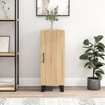 vidaXL Buffet Chêne sonoma 34 5x34x90 cm Bois d'ingénierie