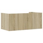 vidaXL Étagère murale chêne sonoma 70 5x35x30 5 cm bois d'ingénierie