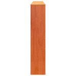 vidaXL Tête de lit avec rangement cire marron 200cm bois massif de pin