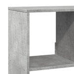 vidaXL Bibliothèque gris béton 100x33x156 5 cm bois d'ingénierie