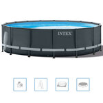 Intex Ensemble de piscine ronde Ultra XTR Frame 488 x 122 cm 26326GN