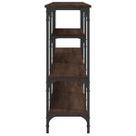 vidaXL Table console chêne marron 160x29x80 cm bois d'ingénierie