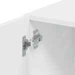 vidaXL Armoire de rangement mince blanc 30x42 5x225 cm