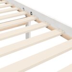 vidaXL Cadre de lit sans matelas blanc 140x200 cm bois massif