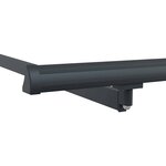 vidaXL Cadre de auvent Anthracite 2.5 x 2 m Métal