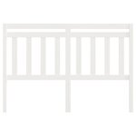 vidaXL Tête de lit Blanc 156x4x100 cm Bois massif de pin