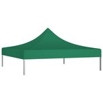 vidaXL Toit de tente de réception 3x3 m Vert 270 g/m²