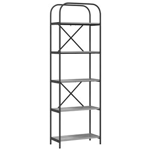 vidaXL Étagère Gris Sonoma 60 x 30 x 183 cm Bois d'ingénierie