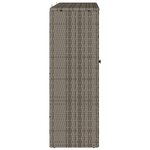 vidaXL Armoire de rangement avec étagère Gris 100 x 36 x 102 cm Rotin