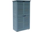 Armoire de jardin "Space" - 87 x 46.5 x 160 cm - Bleu ciel