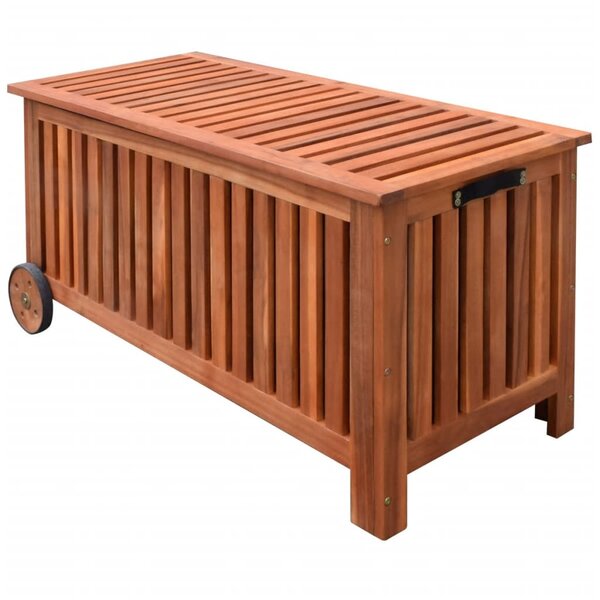 vidaXL Boîte de rangement de jardin 118 x 52 x 58 cm Bois