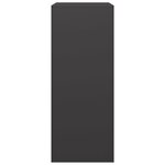 vidaXL Portant de bois de chauffage noir 60x40x100 cm acier