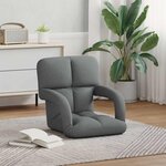 vidaXL Chaise de sol réglable avec accoudoir