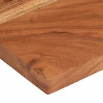 vidaXL Dessus de table 60x30x3 8 cm rectangulaire bois massif d'acacia
