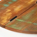 vidaXL Table basse blanc 50x27 cm bois de récupération massif