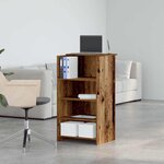 vidaXL Bureau de réception vieux bois 55x50x103 5 cm bois d'ingénierie